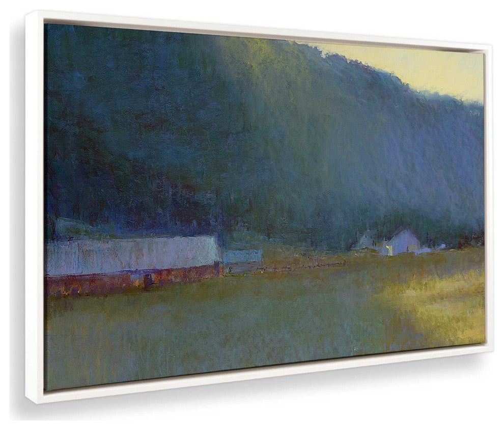 "Riverside Journey" - Peaceful River Landscape Canvas Art