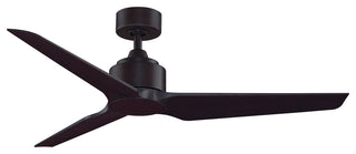 Fanimation TriAire Custom Ceiling Fan, Dark Bronze/Dark Walnut Blades, 52"