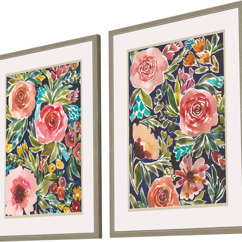 Flower Patch Artwork, 2-Piece Set