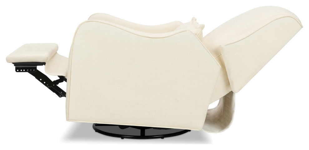 Devon Recliner and Swivel Glider, Performance Ivory Eco-Basketweave
