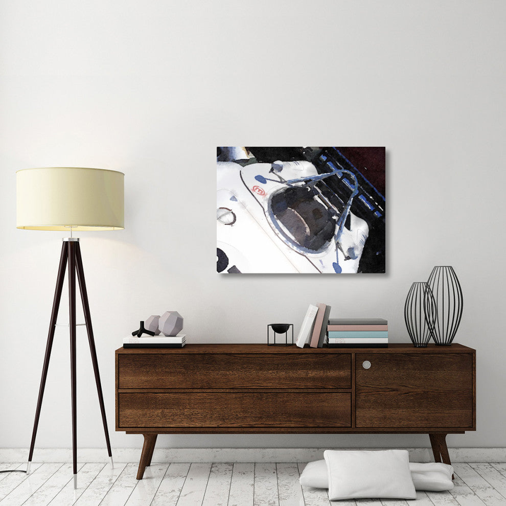 "Racing Car Cockpit Watercolor" Fine Art Print