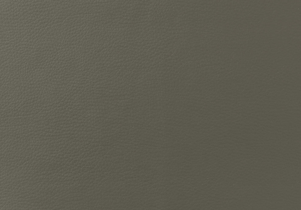 HomeRoots 21" x 22.5" x 36" Light Grey Foam Metal Leather Look Barstool