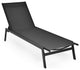Costway  Patio Lounge Chair Chaise Recliner Back Adjustable Garden Deck Black