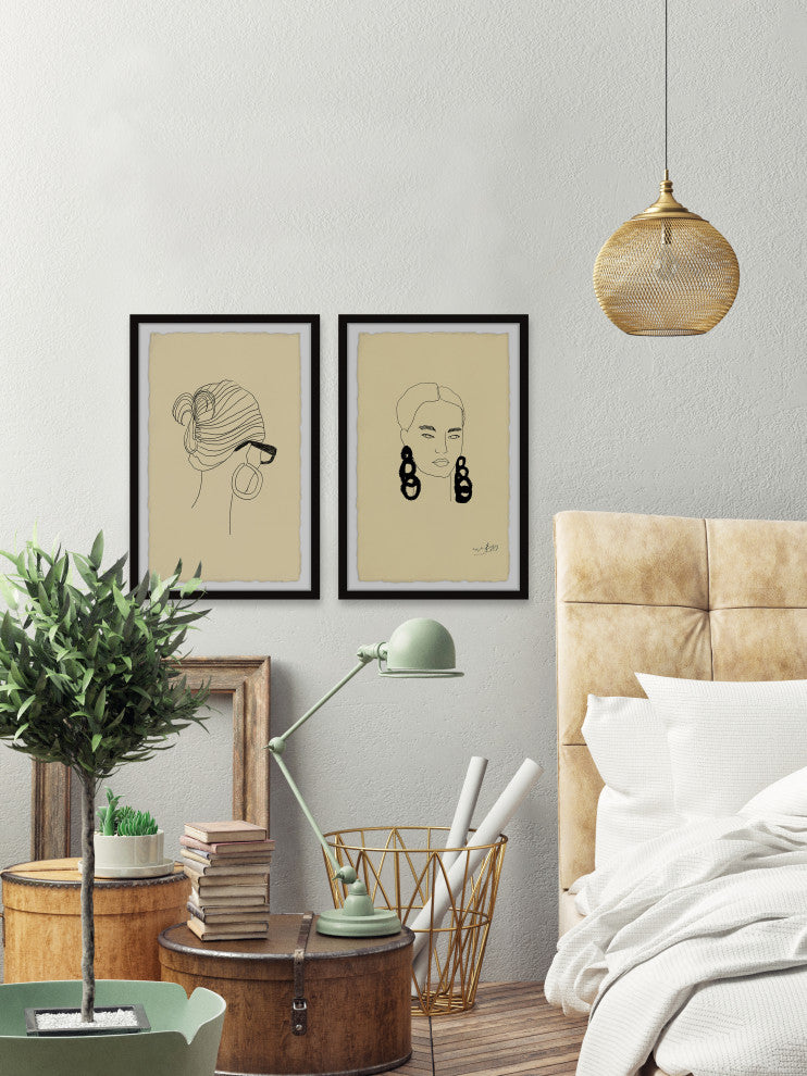 Just Be Awesome Diptych, 2-Piece Set, 16x24 Panels