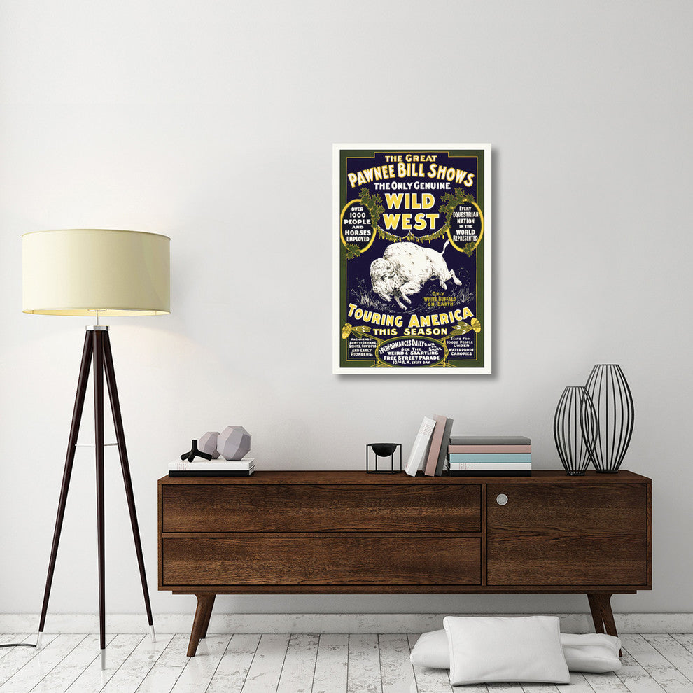 The Great Pawnee Bill Shows, The Only Genuine Wild West, 28x40