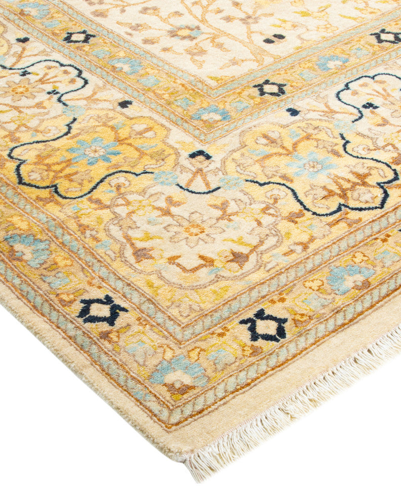 Mogul, One-of-a-Kind Hand-Knotted Area Rug Ivory, 8' 0" x 8' 2"
