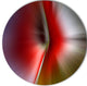 Explosion Of Red On Purple, Abstract Digital Art Disc Metal Art, 11"