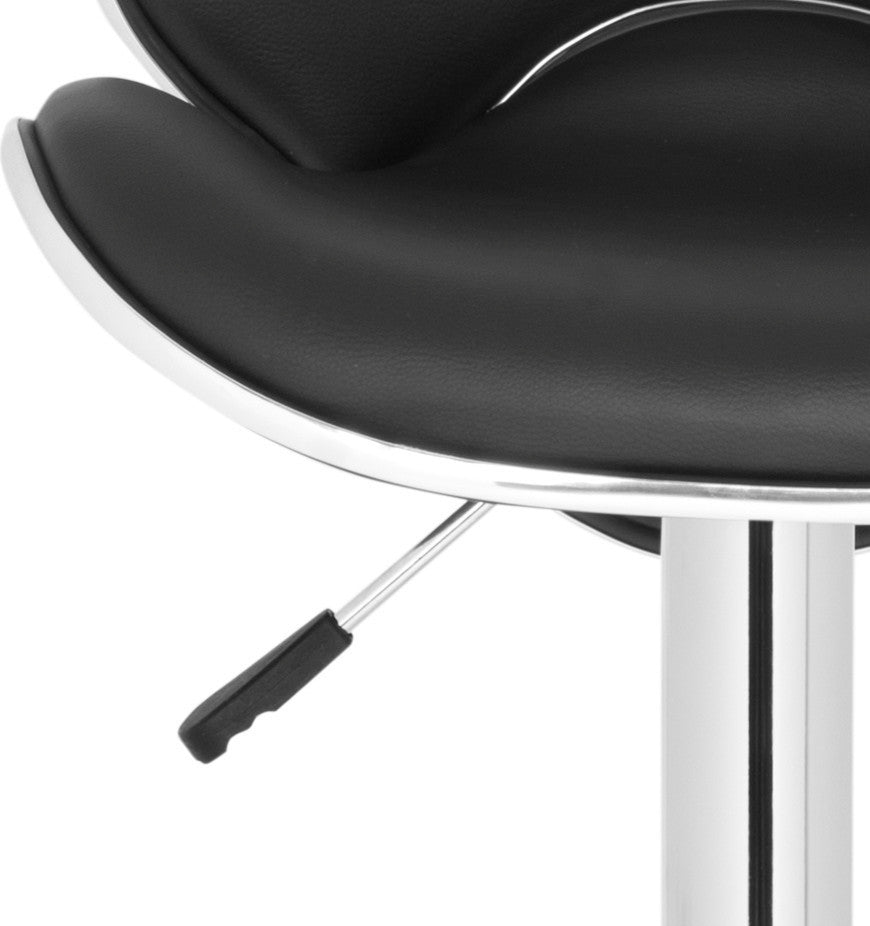 Safavieh Shambi Swivel Barstool, Black
