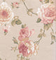 FLORAL - Flower Colorful Cream Wallpaper Sample