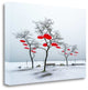 "Red Umbrellas" By Vladimir Kostka, Giclee Print on Gallery Wrap Canvas