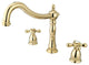 Kingston Brass Roman Tub Faucet, Polished Brass