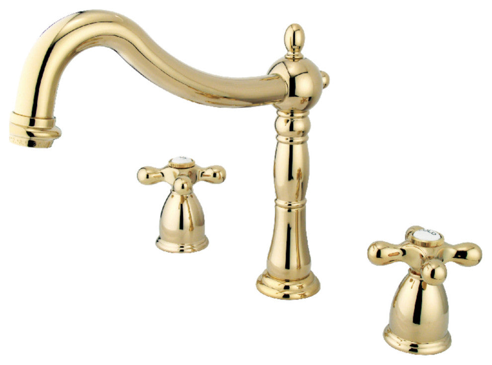 Kingston Brass Roman Tub Faucet, Polished Brass