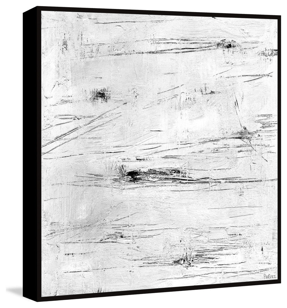 "Young Generation" Floater Framed Painting Print on Canvas, 12x12