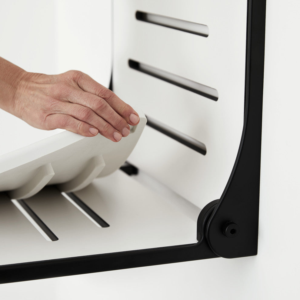 Shower Seat Foam Cushion, Waterproof and Slip-Resistant, Easy to Clean, White