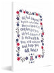 ARZ Wildcats Hand-Painted Song Canvas Print, 16"x24"