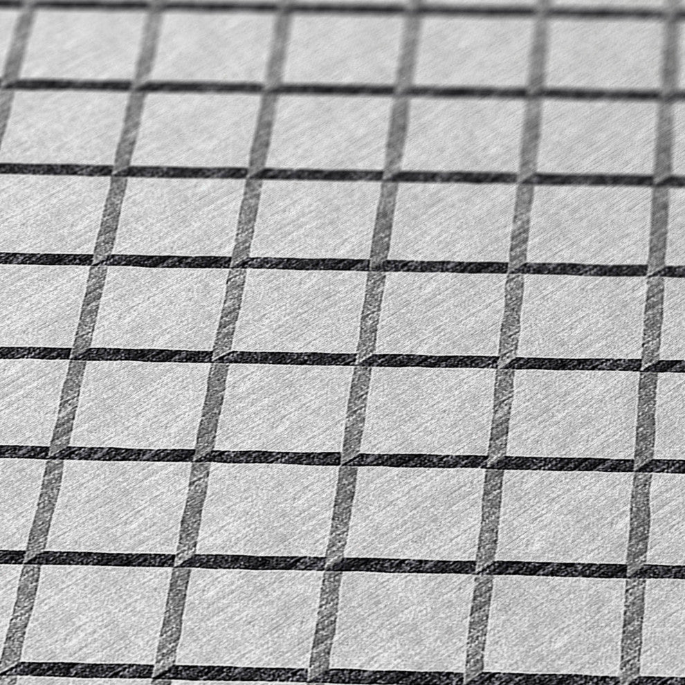 Indoor/Outdoor York YO1 Grey Machine Washable 2'3" x 7'6" Rug
