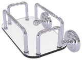 Que New Wall Mounted Guest Towel Holder, Polished Chrome
