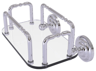 Que New Wall Mounted Guest Towel Holder, Polished Chrome