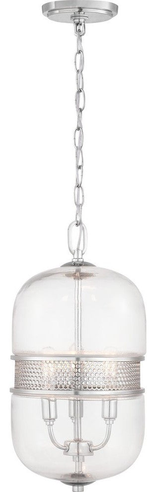 Cayce Collection 3-Light Pendant, Polished Chrome