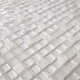 12"x12" Glass and Stone Mosaic Tile, Opal, Mini Square, Set of 5