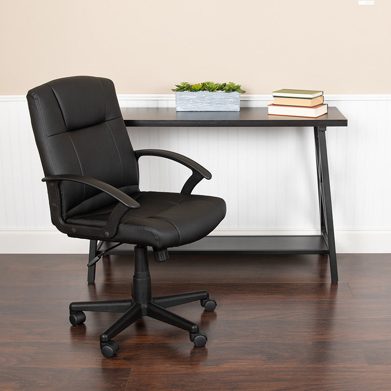 Black LeatherSoft Task Chair