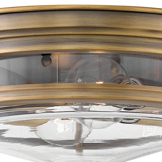 Hinkley Lighting 3302-CL Hadley 2 Light 12"W Flush Mount Bowl - Brushed Bronze