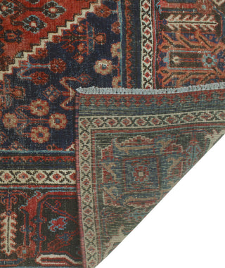 Fine Vintage Distressed Martina Rust/Brown Rug, 6'6x10'3