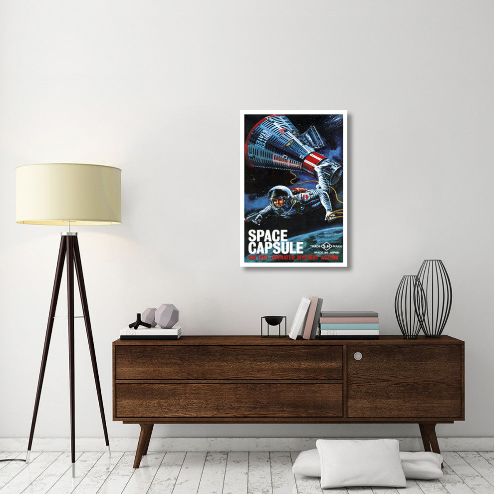 "Space Capsule" Digital Paper Print by Retrorocket, 26"x38"