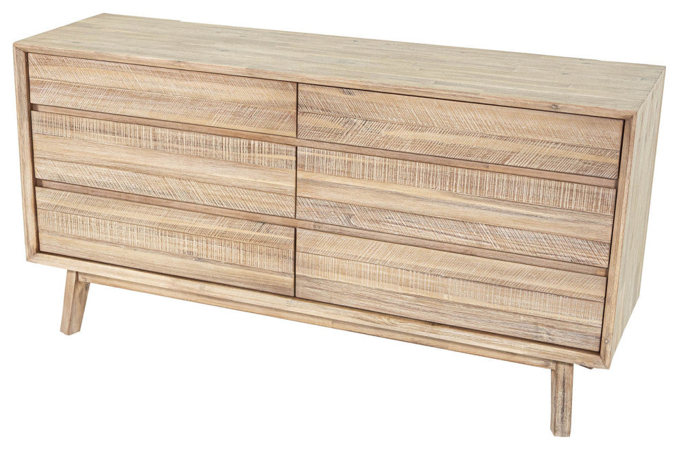 Gia 61"  Wide 6-Drawer Dresser