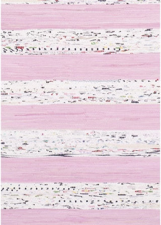 Safavieh Montauk Mtk720E Striped Rug, Ivory/Light Pink, 4'0"x6'0"