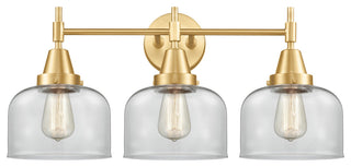 Innovations 447-3W-SG-G72 3-Light Bath Vanity Light, Satin Gold