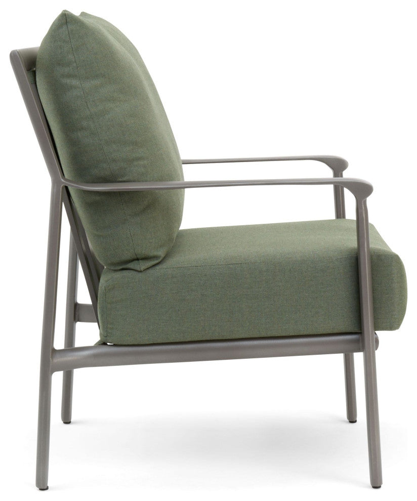 Aspen Cushion Outdoor Resort-Grade Lounge Chair, Brown