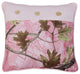 Oak Camo Pillow, 17"x17" Pink