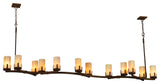 96 Long Cero 12 Light Oblong Chandelier
