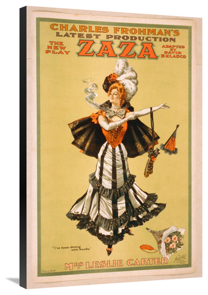 Charles Frohman's Latest Production, The New Play Zaza, 24x36