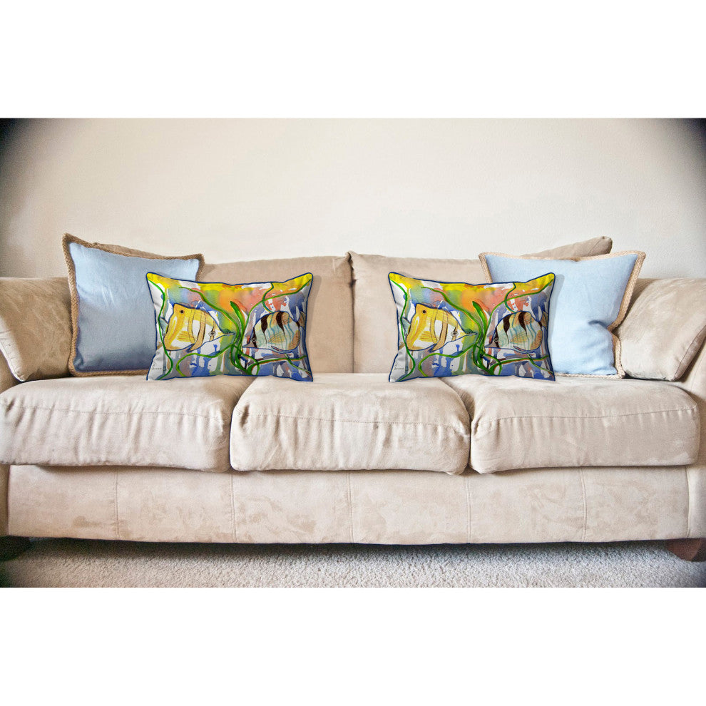 Angel Fish Large Indoor/Outdoor Pillow 16x20