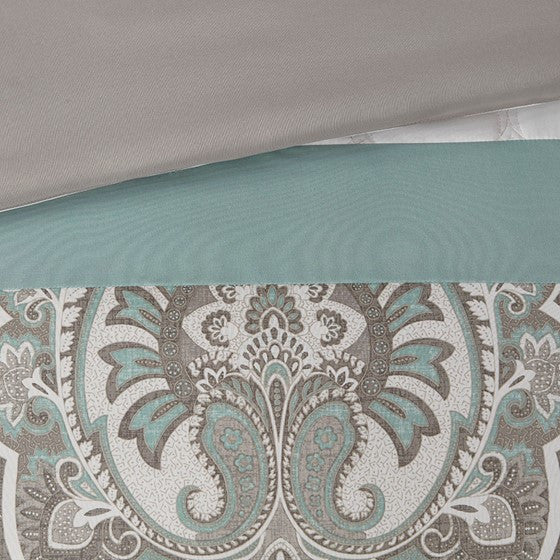 510 Design Shawnee 8 Piece Comforter Set, Seafoam, King