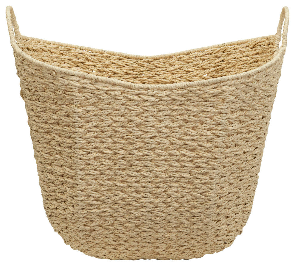 Paper Rope Basket With Handles