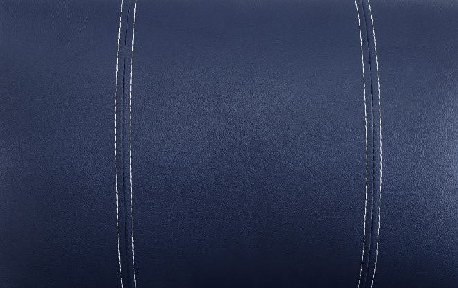 Zuriel Power Motion Sofa With USB, Blue Synthetic Leather