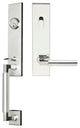 Aurora Lever, Tubular Dummy Handleset, Right Hand, Polished Stainless Steel