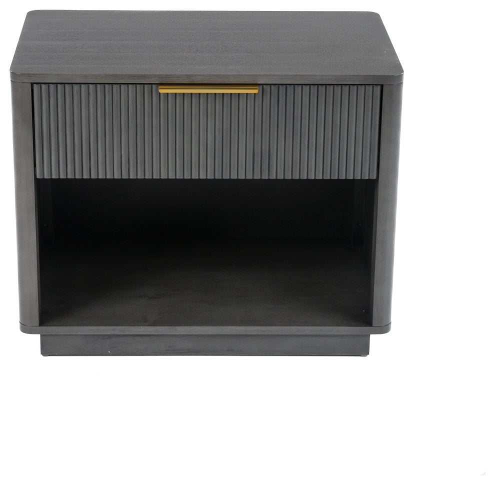 Nova Domus Santa Monica Modern Grey Wash Nightstand