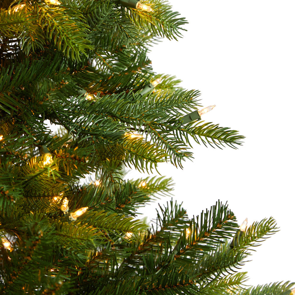 T3343 6 North Carolina Spruce Artificial Christmas Tree With 350 Clear Lights