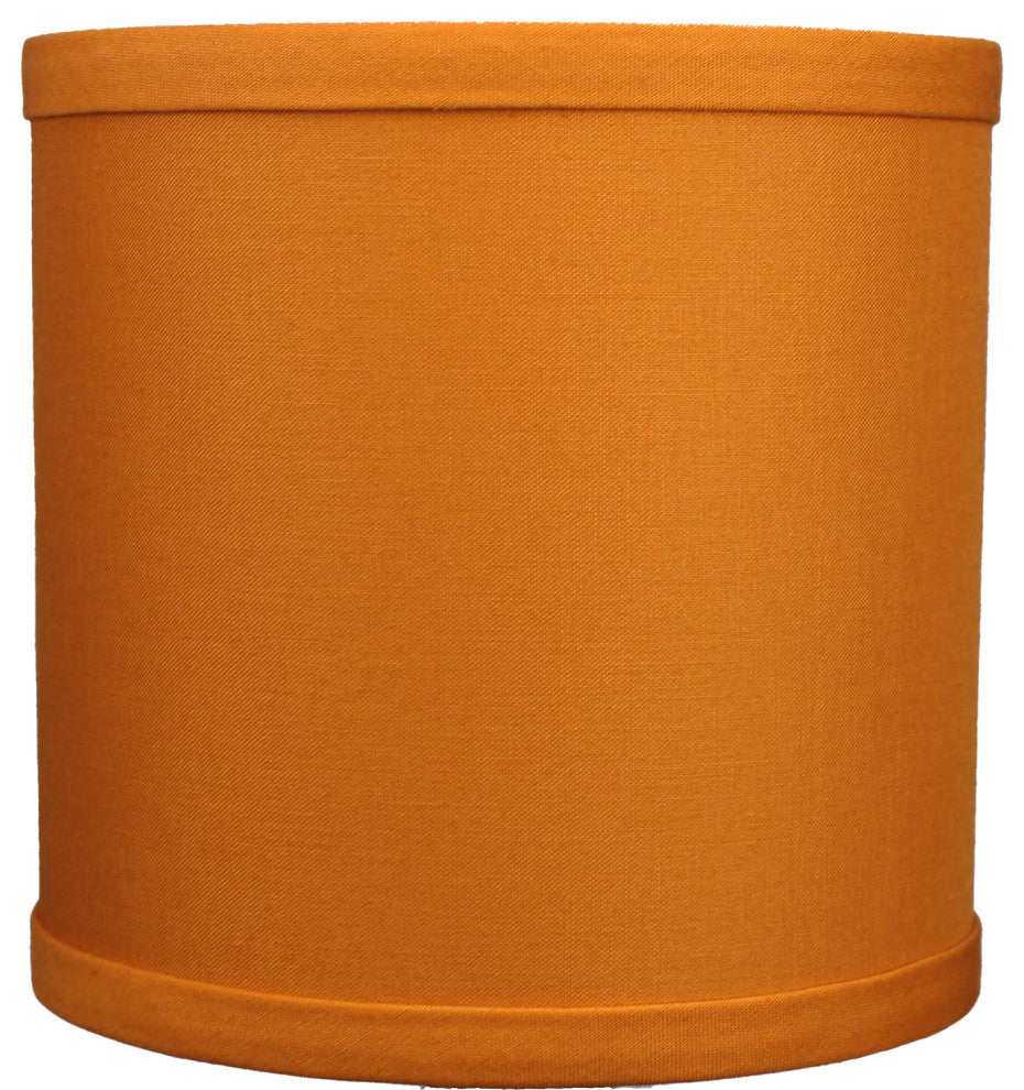 Fenchel Shades 6"x6"x6" Spider Attachment Drum Lamp Shade, Linen Cedar
