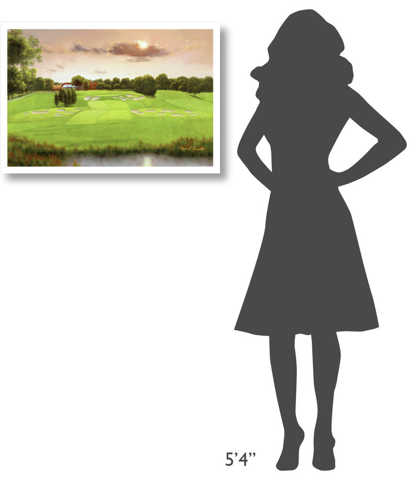 "Bethpage Black" Digital Paper Print by Diane Romanello, 32"x22"