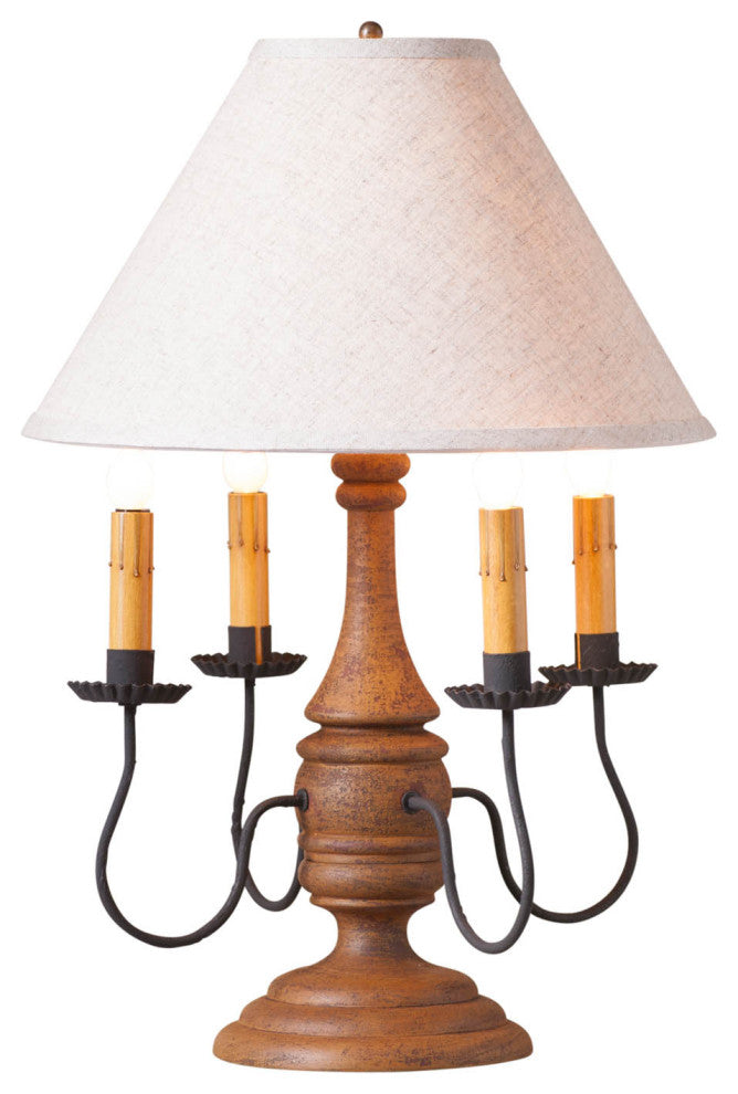 Jamestown Lamp in Hartford Mustard with Shade