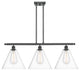 Innovations 516-3I-BK-GBC-122-LED 3 Light Island Light, Matte Black