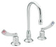 Moen M-DURA Double Handle Kitchen Faucet, 8"x6"x11"