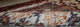 Handmade vintage Persian Hamadan runner 2.6' x 6.8' ( 80cm x 207cm ) 1960s