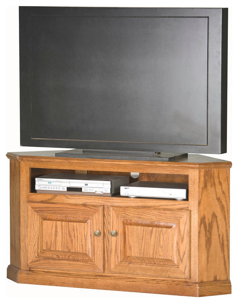 Eagle Furniiture, 50" Corner TV Cart, Caribbean Rum