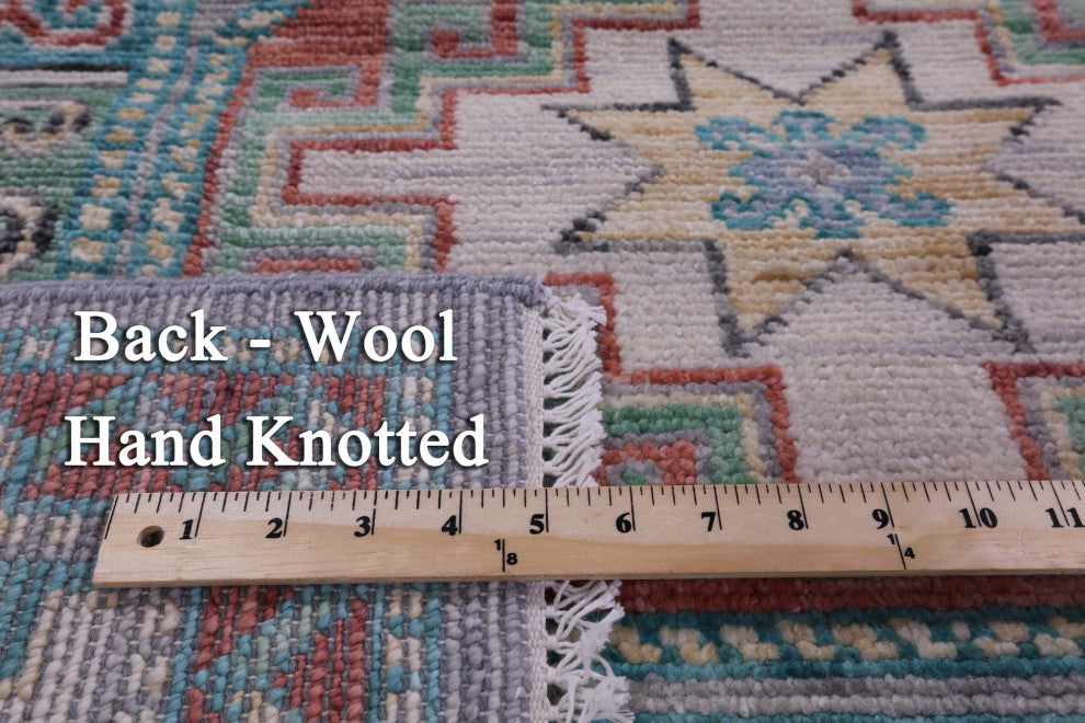 8' 3" X 9' 11" Fine Turkmen Ersari Hand Knotted Rug - Q15644